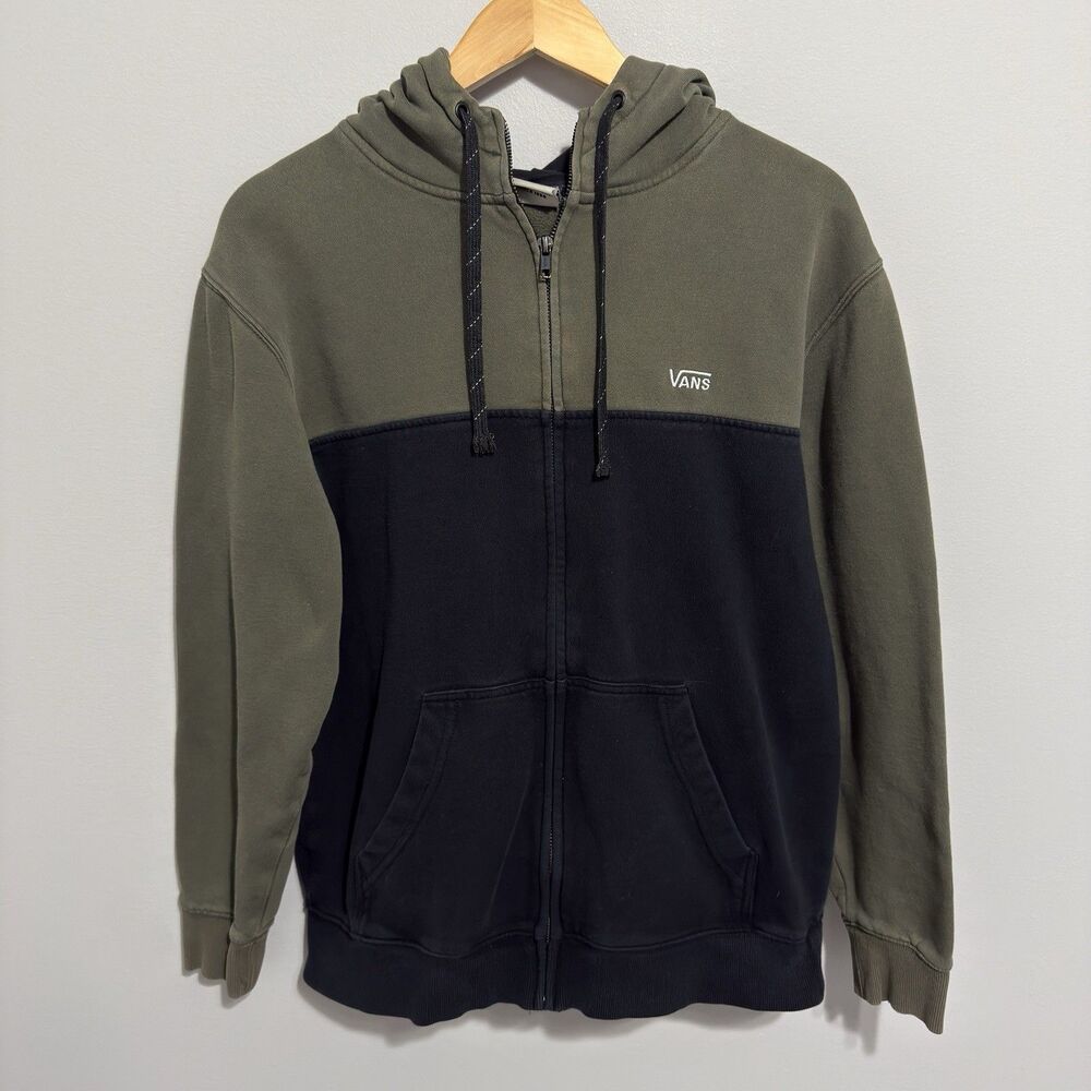 Vans Colorblock Skateboard Full Zip Hoodie Men's Size Medium